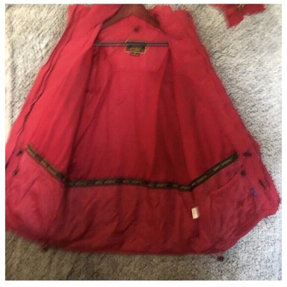 Baru Sports Men's Red Coat Hooded Parka with Fleece Removable Lining Size M - Picture 13 of 14